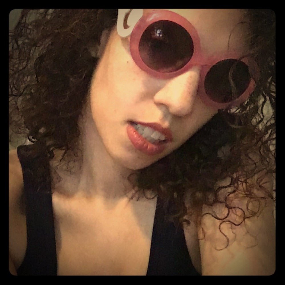 Pink sun glasses. Fun and cute